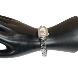 Womens Watch Liz Jones  Flower Vintage Estate